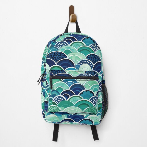 Item preview, Blue and GreenLucky Waves designed and sold by Hashola Designs.