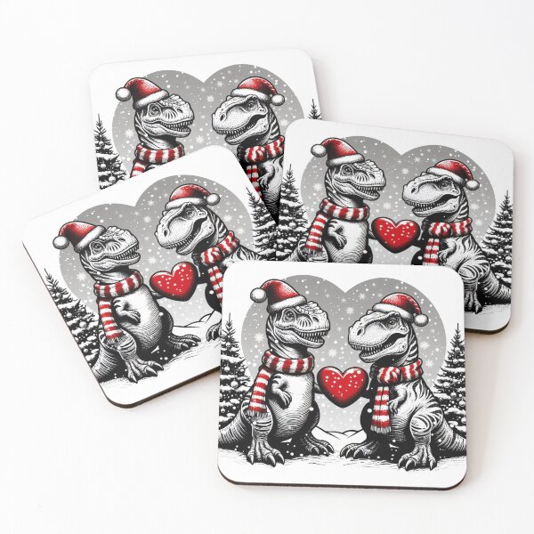 Item preview, xmas gift dinos designed and sold by Greydate.