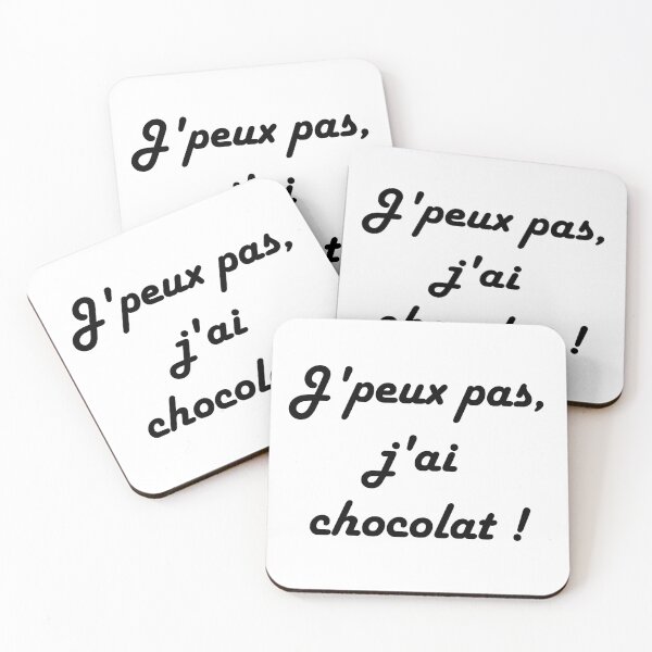 Aperçu de l'œuvre J'peux pas j'ai chocolat créée et vendue par Coollos.