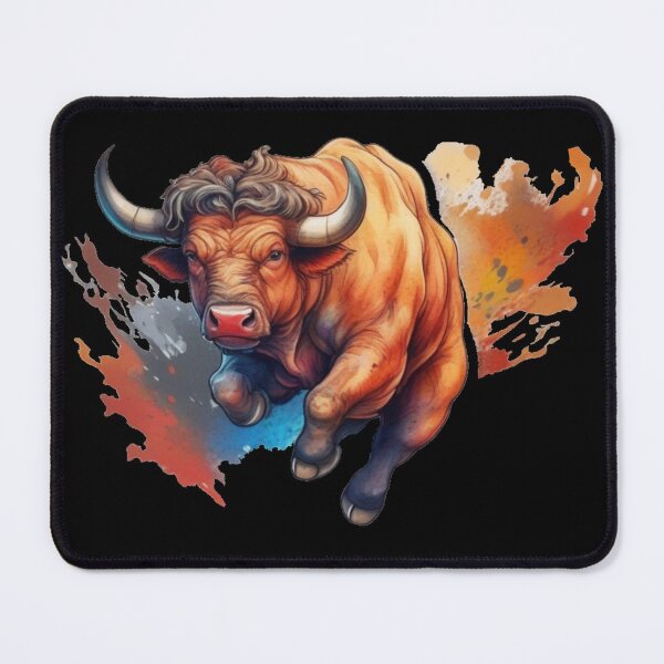 Item preview, Watercolor Bull designed and sold by WildArtista.