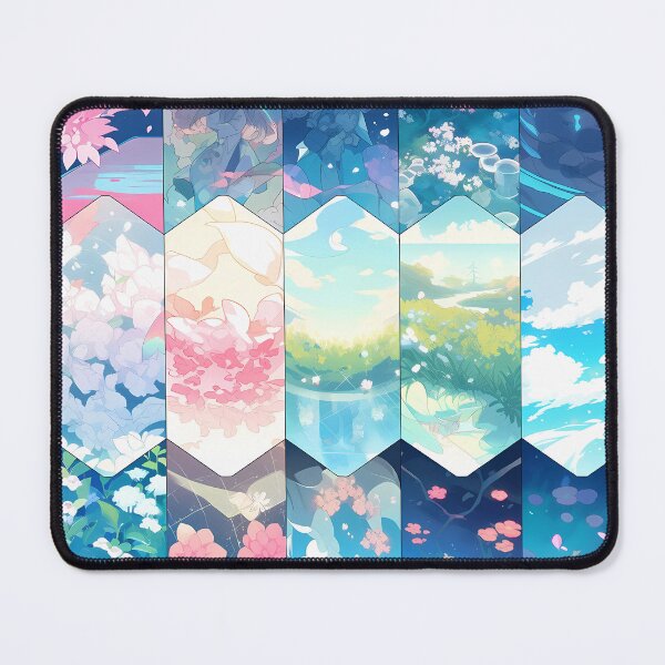 Item preview, “Dazzling floral hexagons” designed and sold by Art-Vortex-fr.