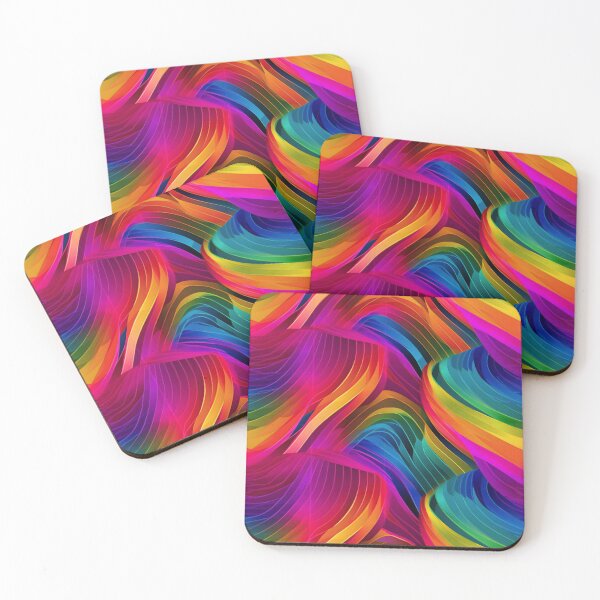 Item preview, Rainbow Colors Swirl designed and sold by Hashola Designs.