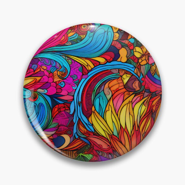 Item preview, Colores Pintados Flor Fuego designed and sold by Hashola Designs.