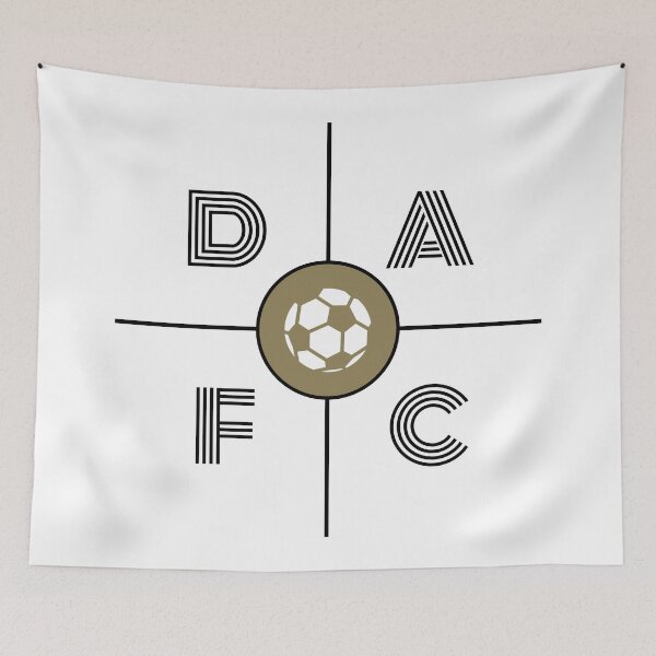 Item preview, Dunfermline DAFC Football Minimalist Style Artwork designed and sold by kakarikihill.
