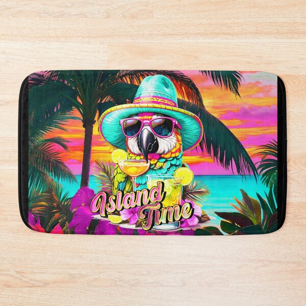Item preview, Island Time Cocktail Parrot Sunglasses: A Taste of Paradise Sunset On the Tropical Beach designed and sold by MindWave THC.
