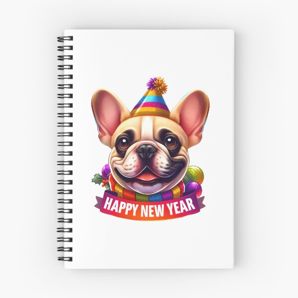 Item preview, Bulldog Burst: Colorful New Year Wishes designed and sold by EpicPaws.