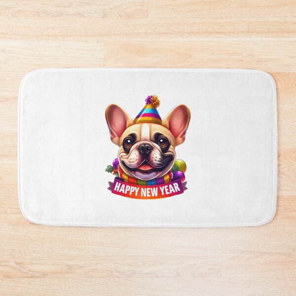 Item preview, Bulldog Burst: Colorful New Year Wishes designed and sold by EpicPaws.