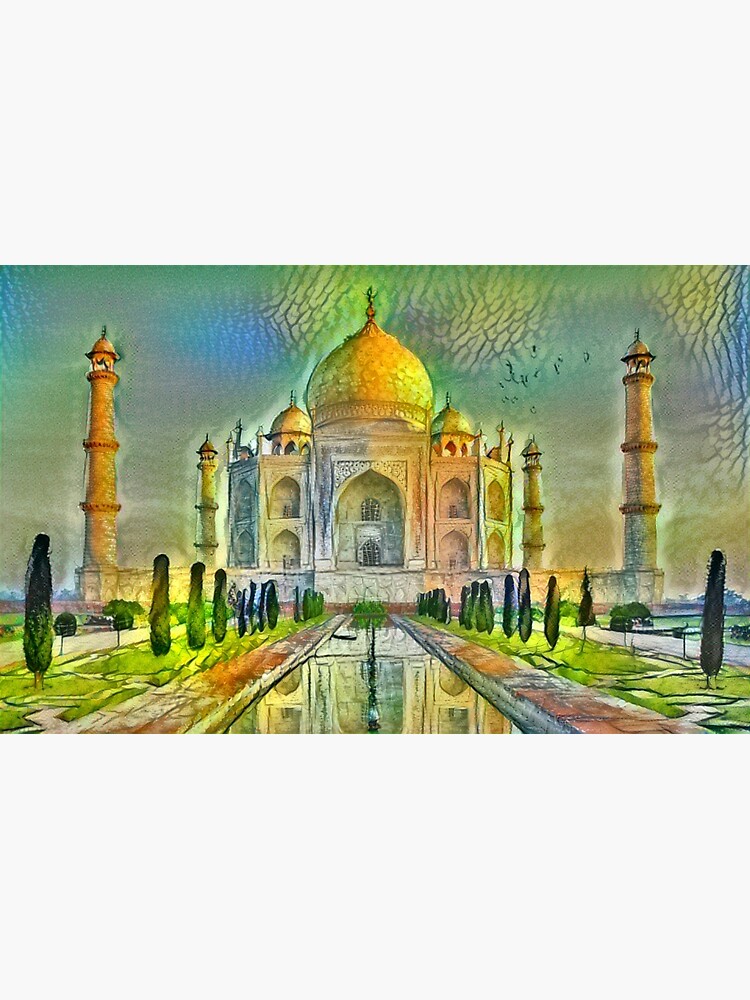 Watercolor painting of Taj Mahal - The Art Club - Quora