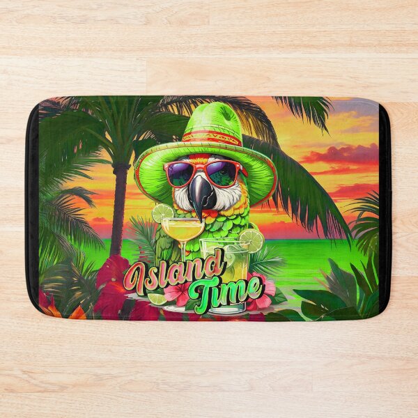 Item preview, lsland Time Cocktail Parrot Sunglasses: A Taste of Paradise Sunset On the Tropical Beach designed and sold by MindWave THC.