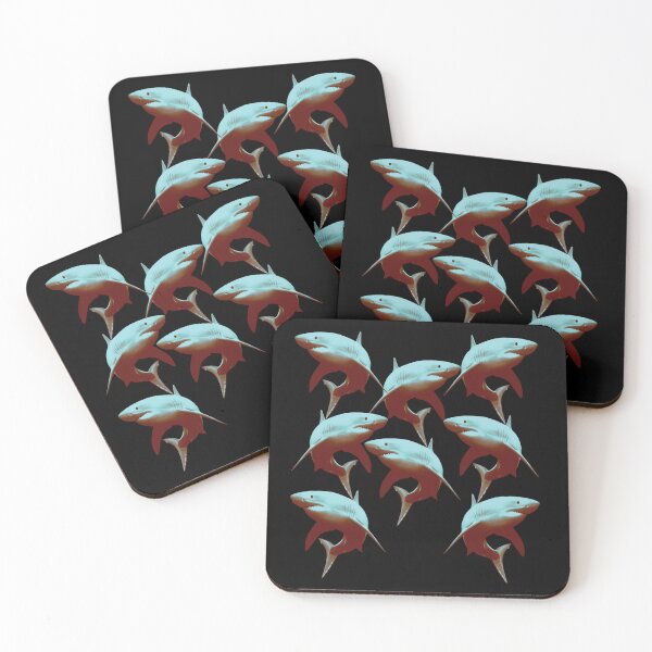 Item preview, Great White Shark Pattern designed and sold by TMBTM.