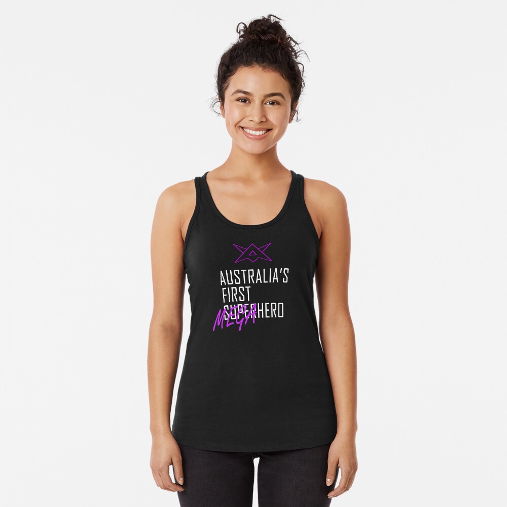 Appendix Man Australia's First Megahero Racerback Tank Top