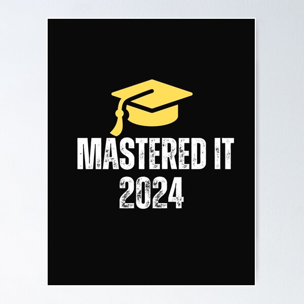 Item preview, Mastered it 2024,graduation design designed and sold by erozzz.