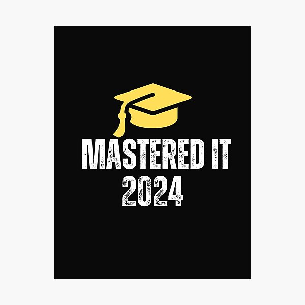 Item preview, Mastered it 2024,graduation design designed and sold by erozzz.