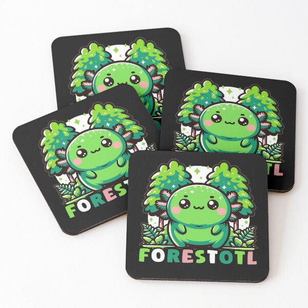 Item preview, Axolotl in wild: Cute Fat Kawaii Green gfp Axolotl puns  designed and sold by ColorAlotl.