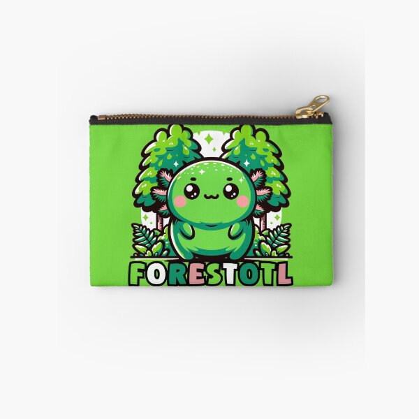 Item preview, Axolotl in wild: Cute Fat Kawaii Green gfp Axolotl puns  designed and sold by ColorAlotl.