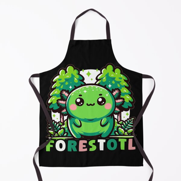 Item preview, Axolotl in wild: Cute Fat Kawaii Green gfp Axolotl puns  designed and sold by ColorAlotl.