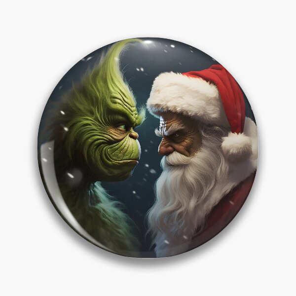 Item preview, Santa vs Grinch designed and sold by toaderbogdan88.