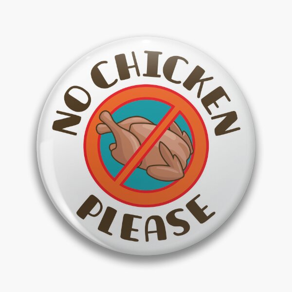 Item preview, No Chicken Please - Food Allergy Alert designed and sold by Meg Bea Paperie.