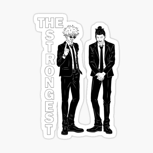 Gojo Satoru He is the strongest in Japanese Sticker for Sale by  yoku-mieru