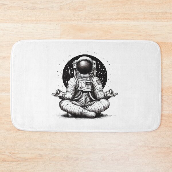 Item preview, Achieve inner peace with this print of an astronaut meditating in the Lotus position designed and sold by H Jonas.