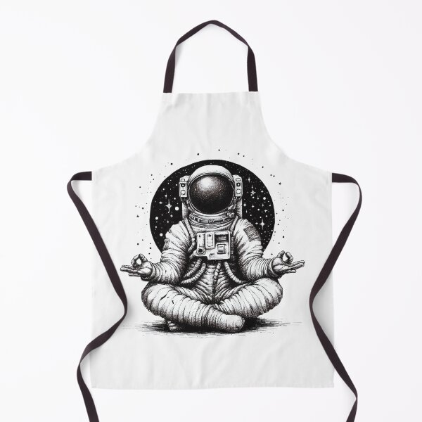Item preview, Achieve inner peace with this print of an astronaut meditating in the Lotus position designed and sold by H Jonas.