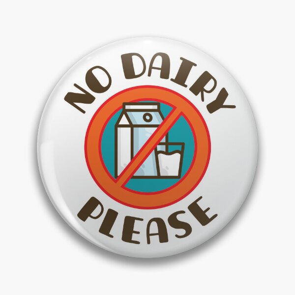 Item preview, No Dairy Please - Food Allergy Alert designed and sold by Meg Bea Paperie.