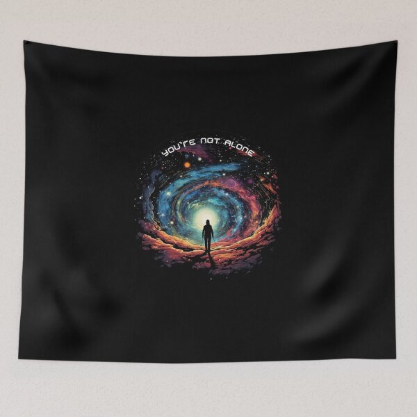 Item preview, Cosmic line - you're not alone designed and sold by TotalBest.