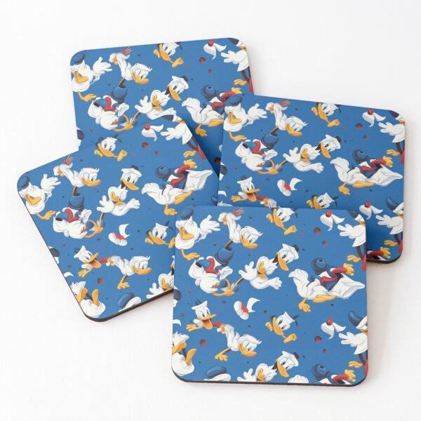 Item preview, Duck pattern white and blue cute duck  designed and sold by PetPalsEmporium.