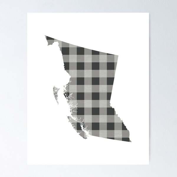 Item preview, British Columbia Plaid in Gray designed and sold by Maren Misner.