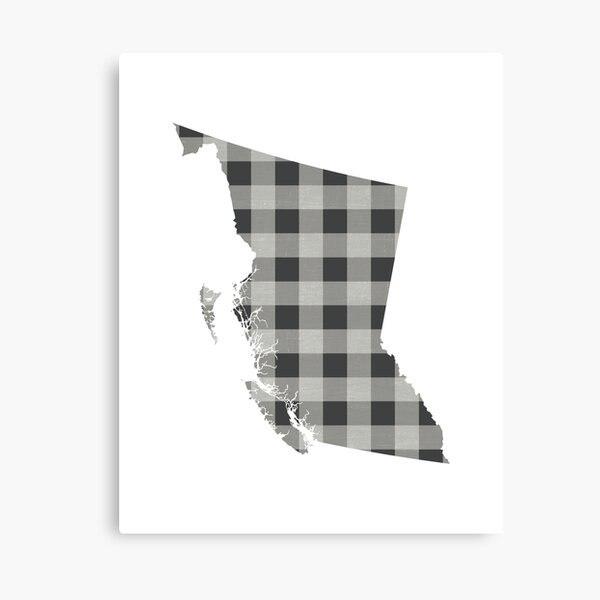 Item preview, British Columbia Plaid in Gray designed and sold by Maren Misner.