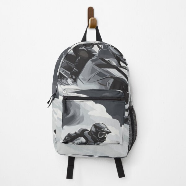 Item preview, Dynamic Snowmobiler Snowmobiling in Snow Powder Cloud - Winter Sports designed and sold by MindfulVisionz.