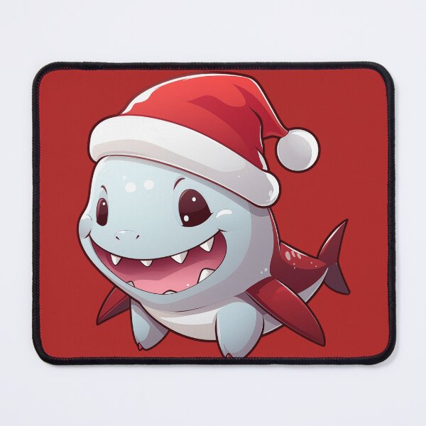Item preview, Red Little Christmas Sharky designed and sold by Sp3ctrumOfColor.