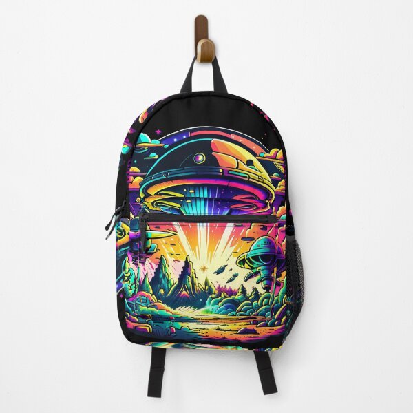 Item preview, Alien Visitors 2: Vril Ship Unleashes Color Tornado in Comic Style designed and sold by VirtusMachina.