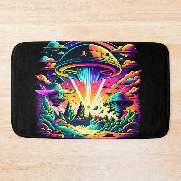 Item preview, Alien Visitors 2: Vril Ship Unleashes Color Tornado in Comic Style designed and sold by VirtusMachina.