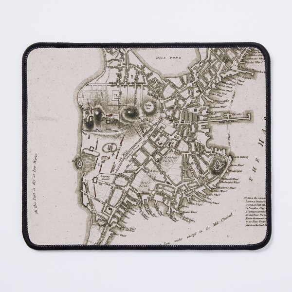 Item preview, Historical Boston map, 1775 designed and sold by DreamingBeetle.