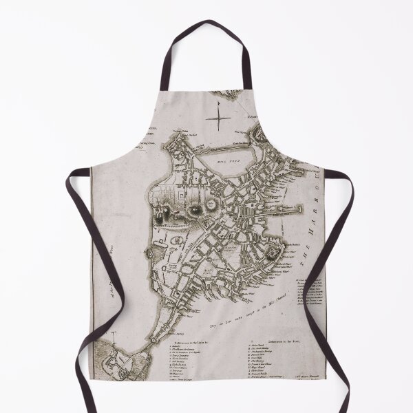 Item preview, Historical Boston map, 1775 designed and sold by DreamingBeetle.