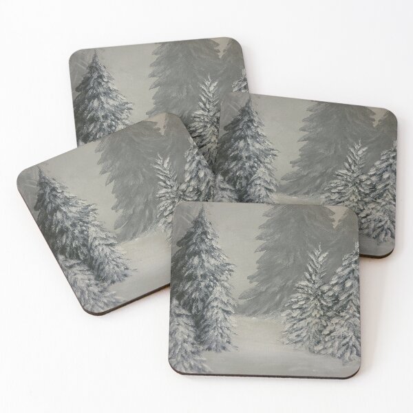 Item preview, Frosty Evergreens In Winter  designed and sold by Ediebxgood.
