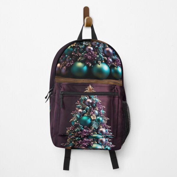 Item preview, teal and purple decorative christmas tree designed and sold by dcrc.