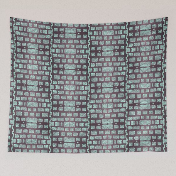 Item preview, Wavy Lined Shapes Artwork Pattern designed and sold by vallisrowe.