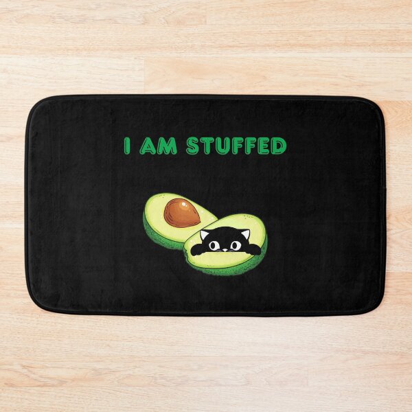 Item preview, I Am Stuffed Funny Avocado Cat AvoGATO Essential T-shirt designed and sold by MAGness.
