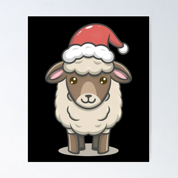Item preview, Christmas Cute Sheep XMas designed and sold by NNisu.