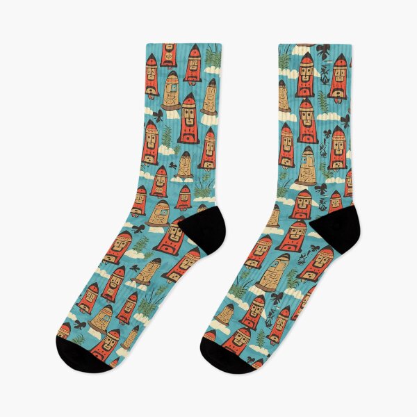 Item preview, Alternative Easter Island Statues pattern designed and sold by Sp3ctrumOfColor.