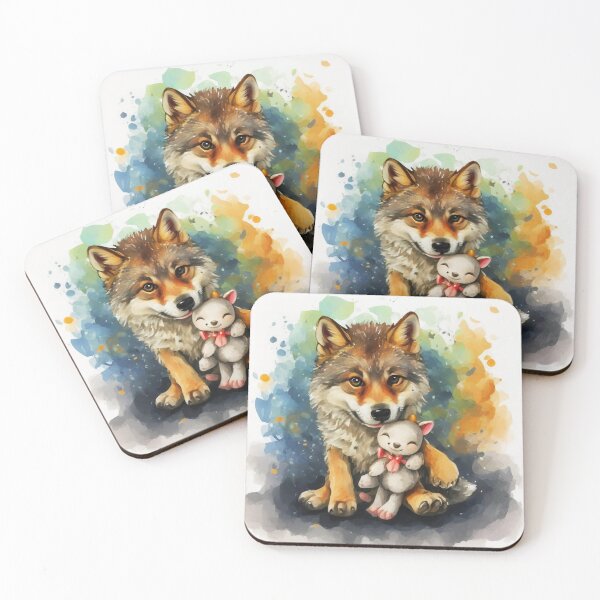 Item preview, Wolf & Lamby Cuddle  designed and sold by EveryGoodGift.
