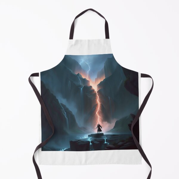 Item preview, Waterfall with lightning designed and sold by DreamistStore.