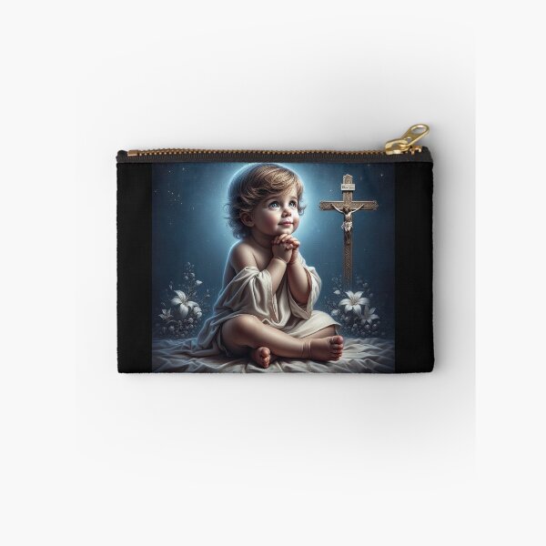 Item preview, Cute Baby Jesus praying Stickers designed and sold by EbyArts.