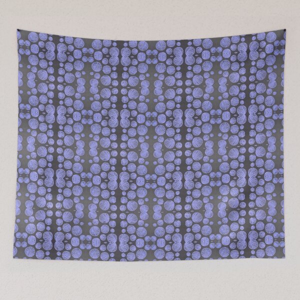 Item preview, Wavy Lined Circles Artwork Pattern designed and sold by vallisrowe.