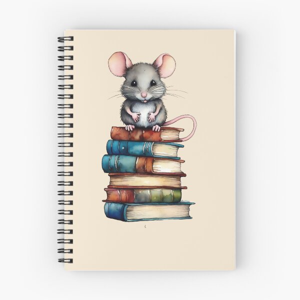 Item preview, bookworm mouse designed and sold by jkrphoto.