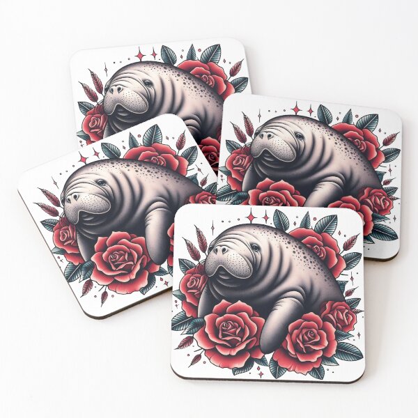 Item preview, Manatee designed and sold by fairycoffins.