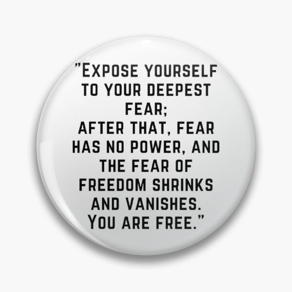 Item preview, Fear Quote designed and sold by Day Dreamer.