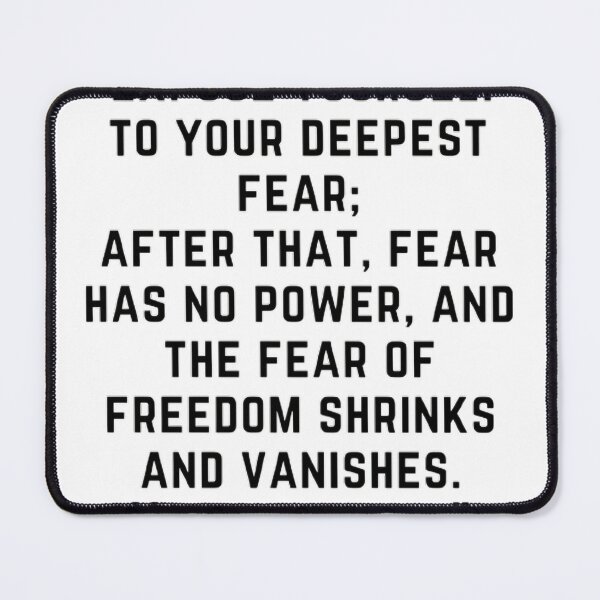 Item preview, Fear Quote designed and sold by Day Dreamer.